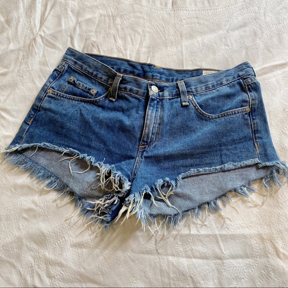 Rag and Bone | Distress Denim Cut Off Shorts
